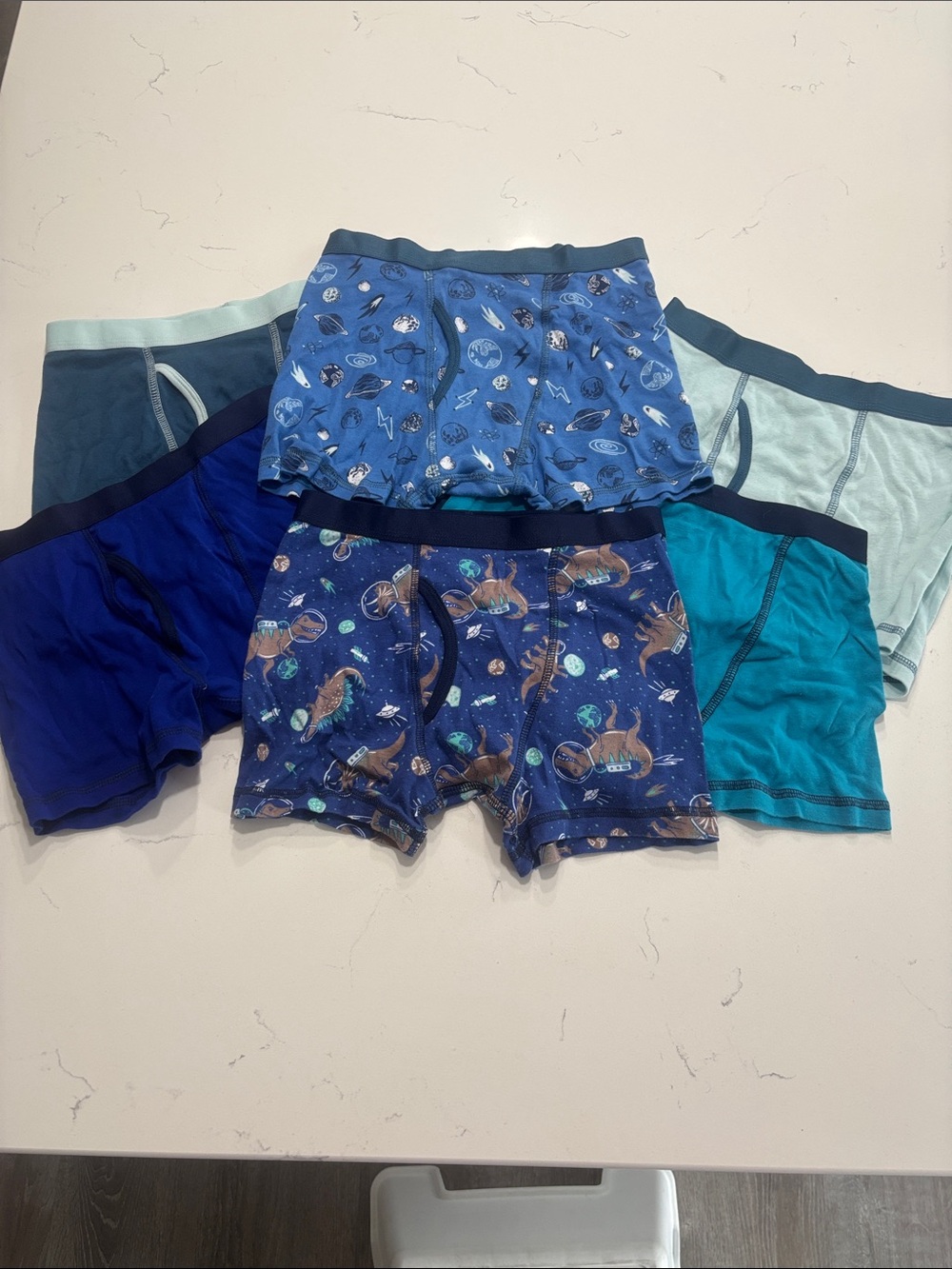 Car & Jack Boys’ Boxer Briefs – 6‑Pack (Size: Large 12/14)